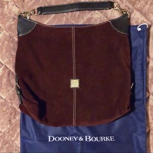 PRICE DROP! Dooney & Bourke Maroon Suede Hobo